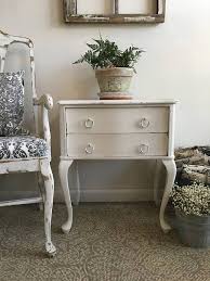 French Country Accent Table Small Two Drawer Nightstand Bedside Table End Table Side Table Distressed White Diy End Tables End Tables Farmhouse Table