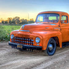 Image result for Orange 1951 Truck