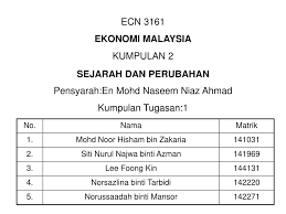 Penguncupan pramatang industri (premature deindustrialisation) dalam ekonomi malaysia menyebabkan struktur ekonomi semakin bergantung kepada tenaga buruh, pekerja kurang mahir dan. Ppt Ecn 3161 Ekonomi Malaysia Kumpulan 2 Powerpoint Presentation Free Download Id 3419043