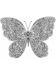 Free printable butterfly coloring pages for adults and teens. Free Butterfly Coloring Pages For Adults Printable To Download Butterfly Coloring Pages