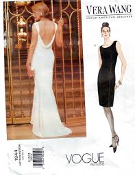 Vera Wang Designer Vogue Evening Formal Dress Pattern Uncut Multi Sized 8 10 12 6 00 Via Etsy Vogue Patterns Sewing Pattern Design Dress Patterns