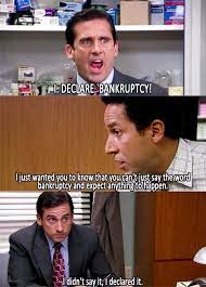 When Michael Didn T Understand Finances Office Quotes Office Memes The Office