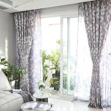 Vorhang Modern Blumen Design Im Wohnzimmer Vorhange Modern Vorhange Baumwollvorhange