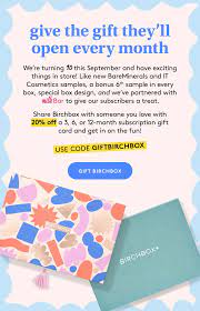 Birchbox coupons, deals and promo codes. Birchbox Labor Day Sale Get 20 Off Gift Cards Hello Subscription