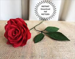 Maybe you would like to learn more about one of these? Crepe Paper Roses Paper Craft Pdf Pattern Diy Paper Roses Etsy