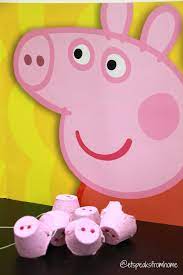 How To Make A Peppa Pig Nose Et Speaks From Home Peppa Pig Birthday Party Peppa Pig Party Pig Party