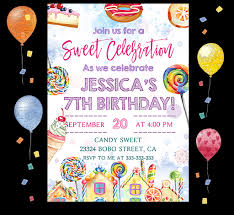 Regardless, of the type of occasion you are going to celebrate, birthday party or christmas party, it's important that you invite people to share a moment of happiness with you. Editable Birthday Party Invitation Template Instantly Personalize Bobotemp