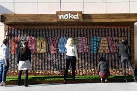 Nakd.com is one of the best websites for buying clothes. Nakd Erects An Edible Advert To Get Consumers Trying Its Goodies