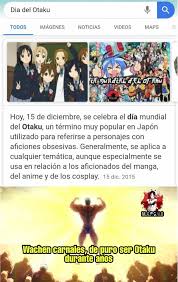 Vor 1 tag · cada 15 de diciembre se celebra el día del otaku, una conmemoración en honor a todos los fans del manga y el animé. Fe Memes De Anime Para Otakus Que No Se Consideran Otakus Facebook