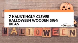 This spooky witch sign is a festive decor piece for halloween. 7 Hauntingly Clever Halloween Wooden Sign Ideas