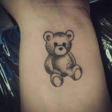 Baby bear kids tattoo / perfect for photoshoots or family photos / adorable child's bear print $ 3.00. Pin By Kenzie T On Tattoos Teddy Bear Tattoos Bear Tattoos Bear Tattoo Designs