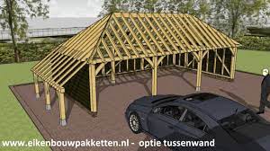 Vul de sleuven met een laagje grind. Carport Bouwen Hoe Bouw Ik Eiken Bijgebouw Of Zelfbouw Garage Vanaf 7 900 Youtube