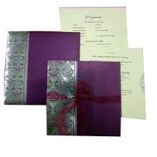 An affordable decent christian wedding card: Royal Pull Out Insert Christian Wedding Invitation Card Rs 40 Piece Id 20168741933