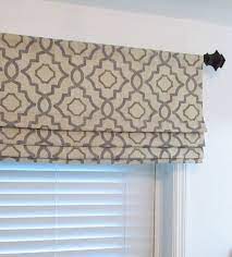 Pbteen.com has been visited by 10k+ users in the past month Faux Roman Shade Lined Mock Valance Fake Roman Shades Gray Etsy Faux Roman Shades Roman Shades Decorative Curtain Rods