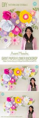 Get it as soon as fri, aug 20. Diy Full Giant Paper Flower Backdrop Avanti Morocha