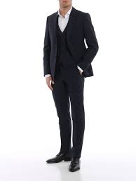 Quando si parla di vestito da sposo per un matrimonio civile o religioso, bisogna tenere conto di vari fattori. Emporio Armani Abito Tre Pezzi In Lana Jacquard Blu Completi Da Cerimonia 21ymeb21592920