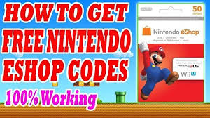 Nintendo Eshop Gift Card Codes Working Free Nintendo Codes Generator Free Eshop Codes Eshop Code Generator Nintendo Eshop