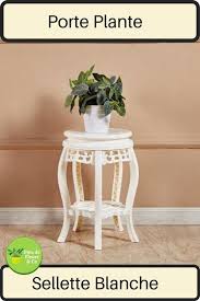 Porte Plante Sellette Blanche En 2020 Porte Plantes Etagere Plante Plante