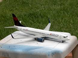 A delta express 737 taxies back to the hangar after going on a test flight. Delta Airlines Boeing 737 800 Revell 1 144 V1 Decals