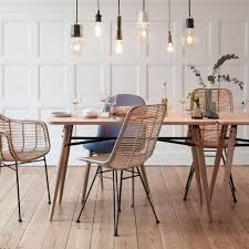 Esszimmer Esszimmerstuhl Esstisch Rattan Lampe In 2020 Skandinavische Esszimmerstuhle Speisezimmereinrichtung Haus Deko