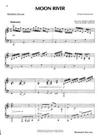 moon river by richard clayderman piano sheet music