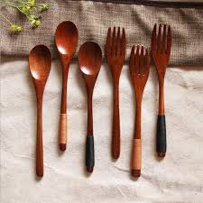 Simple Style Customized Logo Wooden Spoon And Fork Set With Kinking View Spoon And Fork Mds Product Details From Shanxi Midas Industrial Co Ltd On Alibaba Wooden Spoons Spoon Fork Set