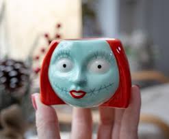 NBX Jack & Sally 3oz Sculpted Mini Glass Set