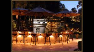 fascinating outdoor kitchen lighting