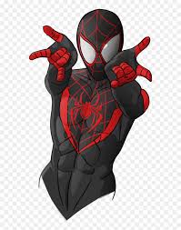 He must now use his newfound skills to battle the kingpin, a hulking madman who can open portals to other dimensions. Miles Morales Png Spider Man Miles Morales Drawing Transparent Png Vhv