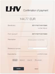 Save your bank statement in a secure location on your computer (if you wish), print it, or close out. Internet Bank Faq Lhv