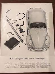 1965 Volkswagen Vw Bug Original Print Advertisement Ebay Vintage Volkswagen Vw Beetles Volkswagen