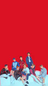 Ateez Wallpaper Kpop Wallpaper Red Wallpaper
