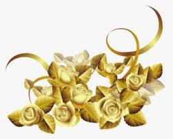 Transparent rose gold flowers clipart. Gold Rose Png Images Free Transparent Gold Rose Download Kindpng