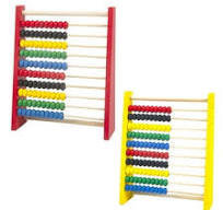 BESTSKY 2Pcs Abacus,User-Friendly Locators Plastic Abacus,User-Optimized  Abacus for Kids Math,Color Mixing1