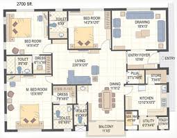 Home >> house plans >> 2000 square feet house plans. 2700 Sq Ft 3 Bhk Floor Plan Image Bscpl Infrastructure Bollineni Homes Available For Sale Proptiger Com