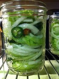Pickled Green Tomato Salad Pickled Green Tomatoes Green Tomato Recipes Canning Green Tomatoes