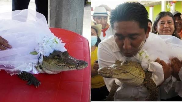 Town mayor's odd choice of bride sparks frenzy as wedding photos go viral