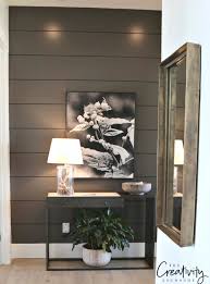It provides the perfect backdrop for fabulous decor and brings clean bright white living room featuring timeless shiplap. Painted Shiplap Accent Walls In Rich Colors