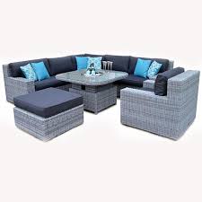 Lovinland aluminum folding table, portable camping table 4 foot lightweight foldable table height adjustable for party picnic dining outdoor indoor use. New Hampshire Corner Dining Set With Adjustable Table Outside Edge Garden Furniture