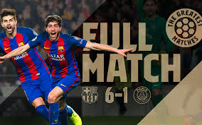Here you can easy to compare statistics for both teams. Our Best Match Ever Barca 6 1 Psg 16 17
