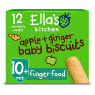Ella S Kitchen Grip Me Baby Biscuits Apple Ginger Asda Groceries Online Food Shopping Delivery Groceries Grocery