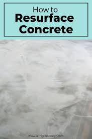 How To Resurface A Floor With Concrete Garage Floor Concrete Floors Garage Floor Resurfacing