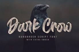 Dark Crow  Brush Font – MasterBundles