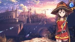 game illustration megumin kono subarashii sekai ni shukufuku wo 2k wallpaper hdwallpaper desk anime wallpaper background hd wallpaper hd anime wallpapers