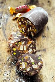 Le Gout De L Enfance Saucisson Au Chocolat Et Aux Deux Doigts Coupe Faim Saucisson Au Chocolat Chocolat Recette