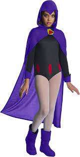 Amazon.com: Rubie's Teen Titans Go Movie Costume Deluxe Raven, Large :  Clothing, Shoes & Jewelry