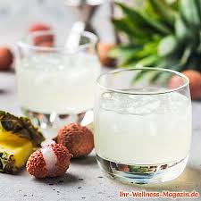 Ananas Litschi Limonade Selber Machen Rezept Ohne Zucker Low Carb Limonade Selber Machen Limonade Rezept Limonade