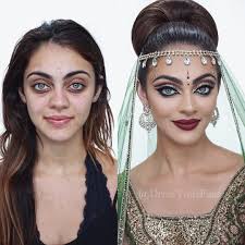 Who Saw This From My Snap Chat A Signature Dressyourface Nikkah Look And Guess Wha Makeup For Older Women Indian Bride Makeup Step By Step Hairstyles