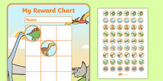 free dinosaur sticker reward chart 30mm dinosaur