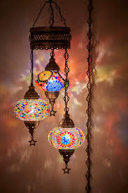 Use this guide to learn there's another way to hang string lights in a yard without trees. Copperbull Choose From 12 Designs Turkish Moroccan Mosaic Glass Chandelier Lights Hanging Ceiling Lamps 5 Globes 4 7 C Buy Online In Belize At Belize Desertcart Com Productid 24676921
